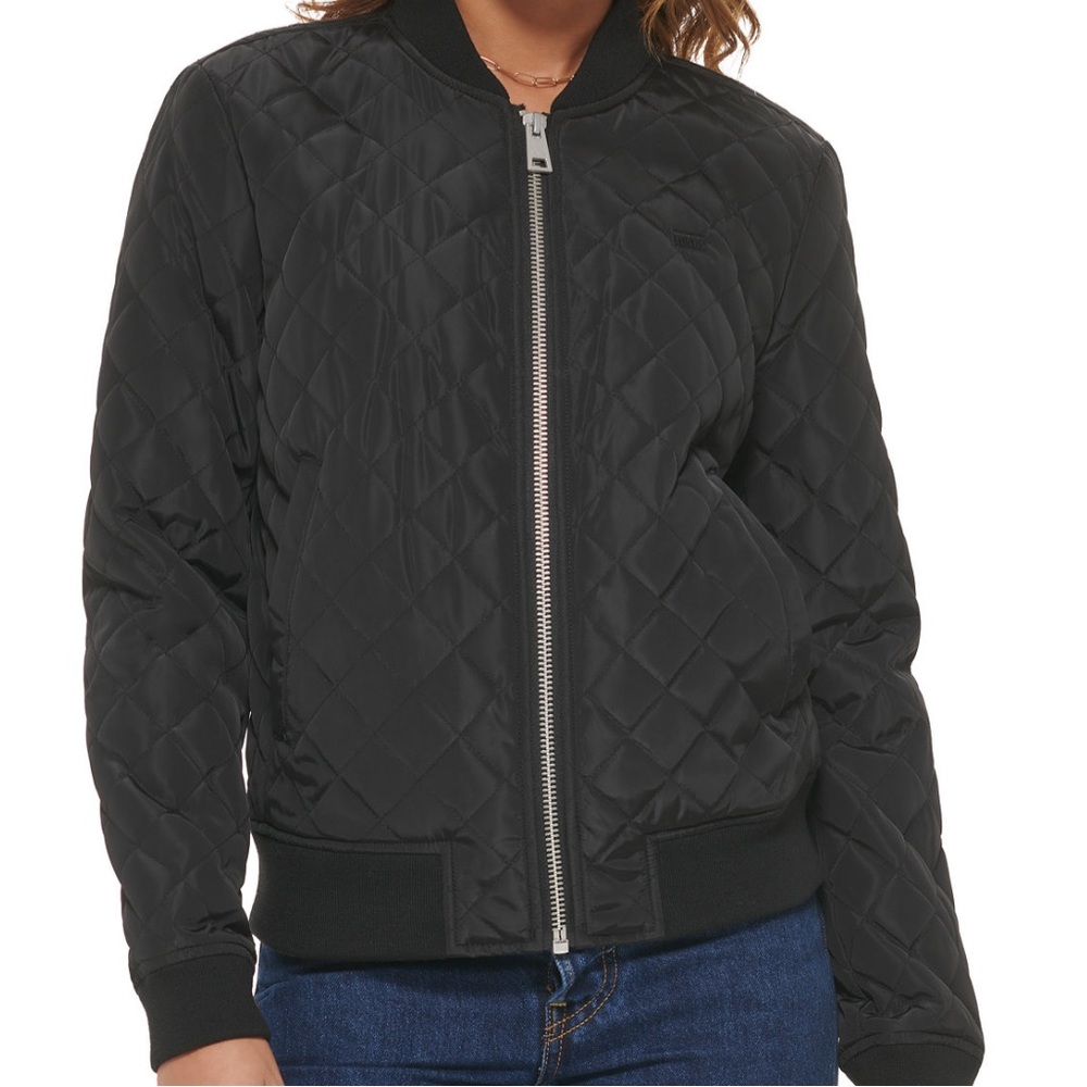 Levi’s quilted bomber jacket